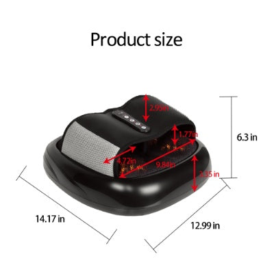 Foot Massager With Heat-Black