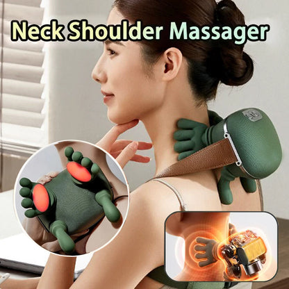 Electric Neck And Shoulder Muscle Massager Wireless Shoulder